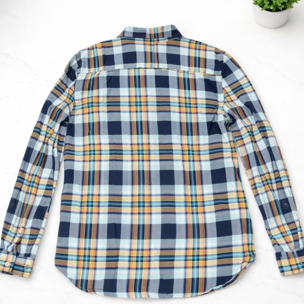 Talbots Multicolor Plaid Button Down Shirt - Picture 2 of 3